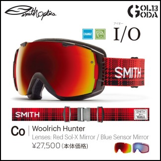 [일본직수입]15-16 모델 [구루] SMITH ■ I / O ■ WOOLRICH HUNTER ■ [아이오스미스 / JAPAN FIT / 아시안 피트 / 국내 정품 / 스노우보드 고글 / snowboard/SMITH】