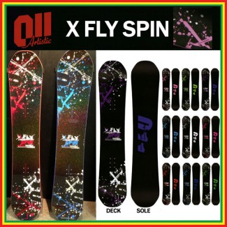 [일본직수입]011데크/15-16 011 artistic/【 X FLY SPIN 】エックス　フライ スピン/[138 141]スノーボード 板 snow board グラトリ【smtb-KD】 【RCP】 /011데크/일본직구데크/011데크/