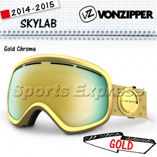 [일본직수입]](본 지퍼) VONZIPPER 2015년 모델 VONZIPPER/본 지퍼 고글 SKYLAB GGG GOLD